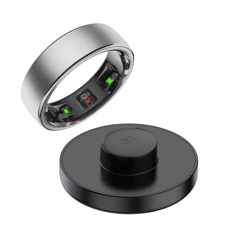 R10 Smart Ring for Men Women with Wireless Charging,Skintemperature Health and Sleep Monitor,Multi-Sport Modes for Andriod IOS