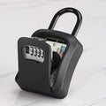 4 Digit Code Box Free Installation Outdoor Password Key Box Extended Locking Hook Steel Wire Hanging Key Storage Waterproof Key