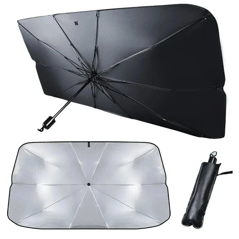 Car Sunshade Front Windshield Titanium Silver Thickened Sunshade anti UV Folding Car Sunshade Car Sunshade Accessories