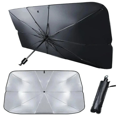 Car Sunshade Front Windshield Titanium Silver Thickened Sunshade anti UV Folding Car Sunshade Car Sunshade Accessories